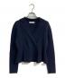CELFORD（セルフォード）の古着「テーラードペプラムニットジャケット　CWNT195064」｜ネイビー