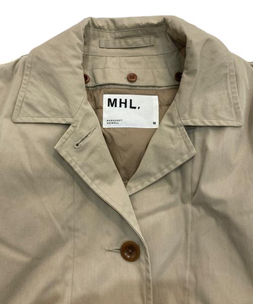 MHL（エムエイチエル）MHL (エムエイチエル) ダウンライナー付ステンカラーコート　595-7210505 ベージュ サイズ:3の古着・服飾アイテム