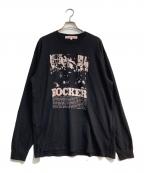 Richardsonリチャードソン）の古着「FIST FUCKER ROCKER L/S TEE 20AW　RIM-60010」｜ブラック