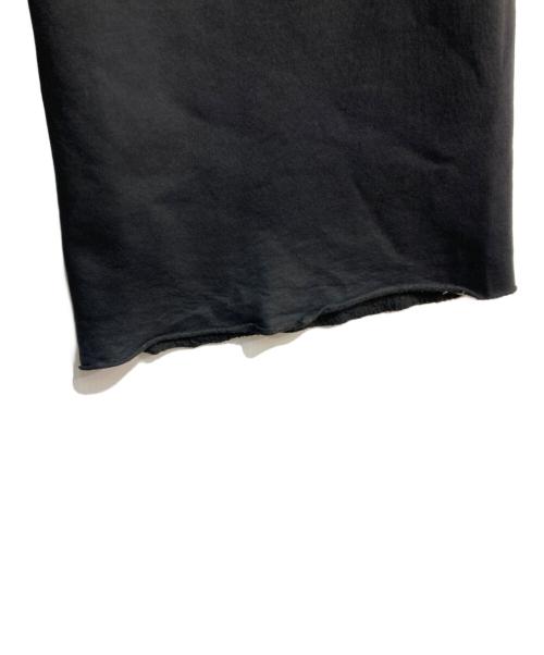 MM6 Maison Margiela（エムエムシックスメゾンマルジェラ）MM6 Maison Margiela (エムエムシックスメゾンマルジェラ) デストロイ ワイドスウェットパンツ ブラック サイズ:XSの古着・服飾アイテム