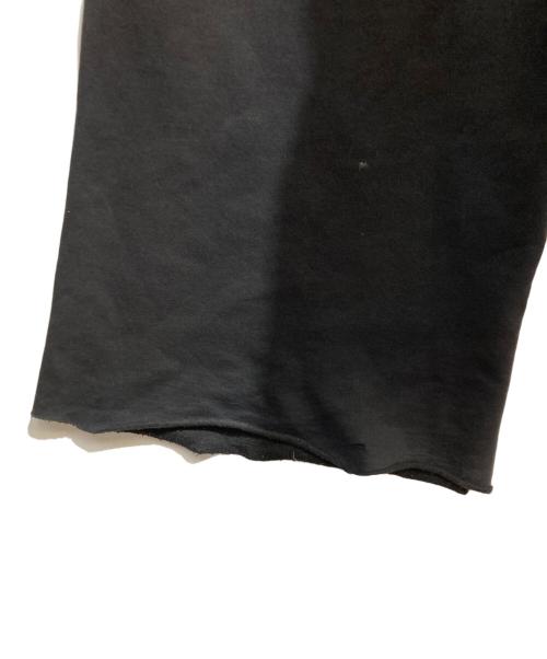 MM6 Maison Margiela（エムエムシックスメゾンマルジェラ）MM6 Maison Margiela (エムエムシックスメゾンマルジェラ) デストロイ ワイドスウェットパンツ ブラック サイズ:XSの古着・服飾アイテム