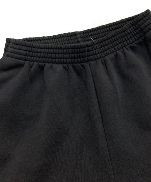 MM6 Maison Margiela（エムエムシックスメゾンマルジェラ）MM6 Maison Margiela (エムエムシックスメゾンマルジェラ) デストロイ ワイドスウェットパンツ ブラック サイズ:XSの古着・服飾アイテム