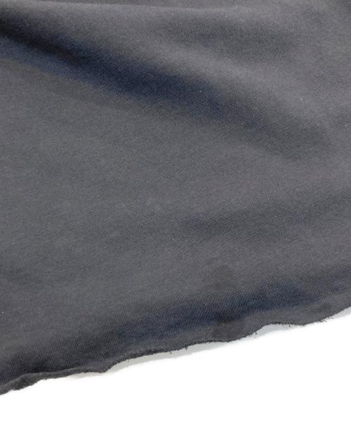 MM6 Maison Margiela（エムエムシックスメゾンマルジェラ）MM6 Maison Margiela (エムエムシックスメゾンマルジェラ) デストロイ ワイドスウェットパンツ ブラック サイズ:XSの古着・服飾アイテム