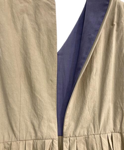 Noble（ノーブル）Noble (ノーブル) コットンタイプライターワンピース　22040240522020 ベージュ サイズ:Freeの古着・服飾アイテム