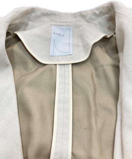 Noble（ノーブル）Noble (ノーブル) ビッグカラートレンチコート ベージュ サイズ:freeの古着・服飾アイテム