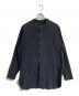 PETTY（ペティ）の古着「バンドカラーシャツ　HOKUTO ITAKURA」｜ブラック