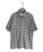 Patagoniaパタゴニア）の古着「オーガニックコットンチェックシャツ」｜ブルー×ホワイト