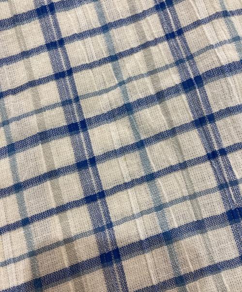 Patagonia（パタゴニア）Patagonia (パタゴニア) オーガニックコットンチェックシャツ ブルー×ホワイト サイズ:Mの古着・服飾アイテム