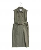 AP STUDIOエーピーストゥディオ）の古着「スリーブレストレンチコート」｜カーキ