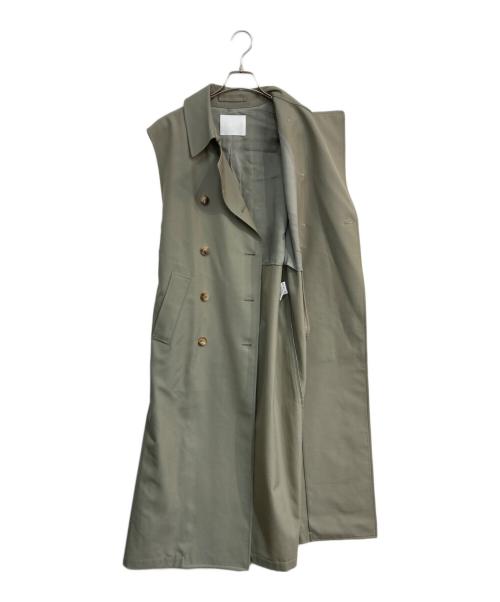 AP STUDIO（エーピーストゥディオ）AP STUDIO (エーピーストゥディオ) スリーブレストレンチコート カーキ サイズ:Freeの古着・服飾アイテム