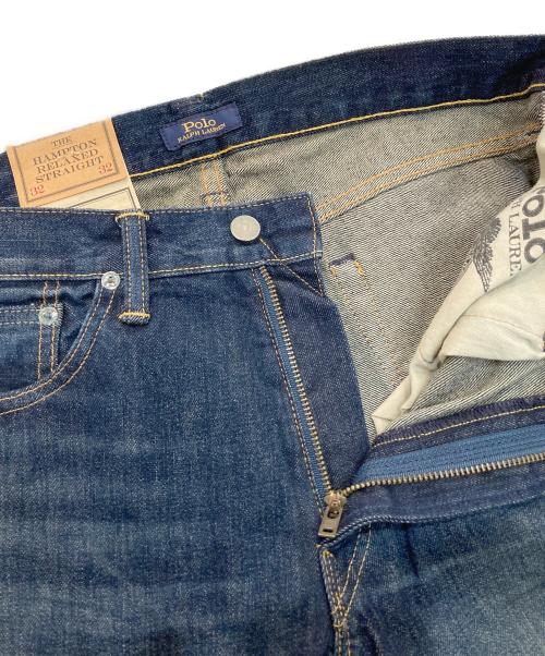 POLO RALPH LAUREN（ポロ・ラルフローレン）POLO RALPH LAUREN (ポロ・ラルフローレン) HAMPTON RELAXED STRAIGHT デニムパンツ インディゴ サイズ:32/32 未使用品の古着・服飾アイテム