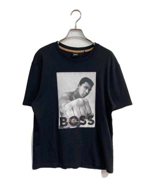 BOSS（ボス）BOSS (ボス) プリントTシャツ T goat　50477765 ブラック サイズ:Mの古着・服飾アイテム