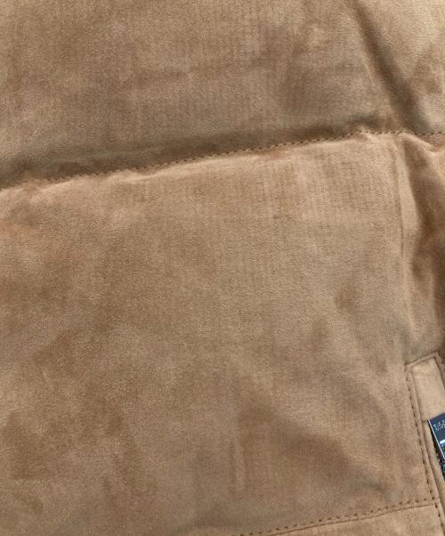 HUGO BOSS（ヒューゴ ボス）HUGO BOSS (ヒューゴ ボス) T-Mest スウェードレザーダウンベスト ブラウン サイズ:52の古着・服飾アイテム