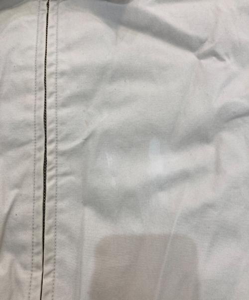 BANANA REPUBLIC（バナナリパブリック）BANANA REPUBLIC (バナナリパブリック) 襟レザー中綿ジップジャケット ベージュ サイズ:Mの古着・服飾アイテム