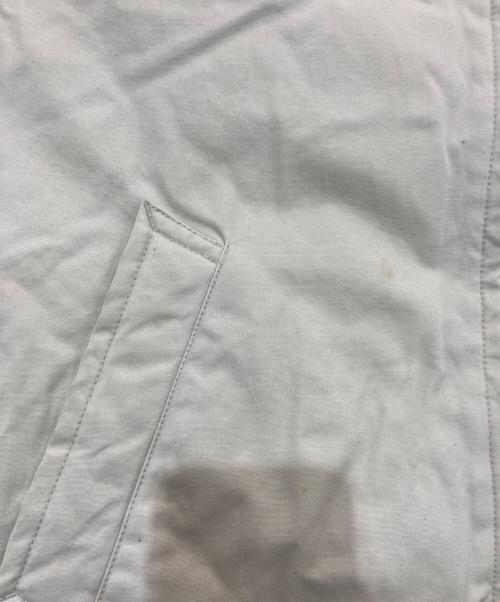 BANANA REPUBLIC（バナナリパブリック）BANANA REPUBLIC (バナナリパブリック) 襟レザー中綿ジップジャケット ベージュ サイズ:Mの古着・服飾アイテム