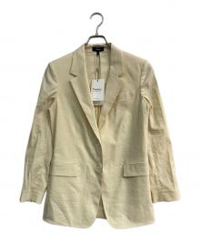 theory（セオリー）の古着「Good Crunch Wash Straight Blazer J　01-5104107」｜アイボリー