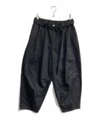 TIGHTBOOTH PRODUCTIONタイトブースプロダクション）の古着「HERRINGBONE BALLOON PANTS」｜ブラック