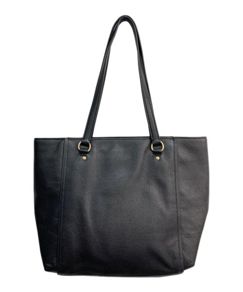 COACH（コーチ）COACH (コーチ) オールレザー トートバッグ ブラックの古着・服飾アイテム