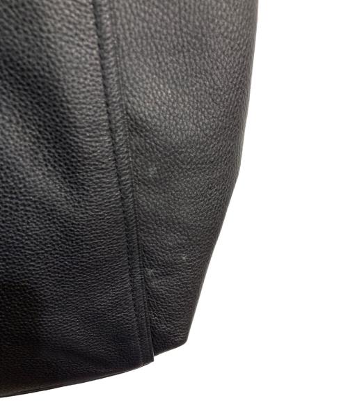 COACH（コーチ）COACH (コーチ) オールレザー トートバッグ ブラックの古着・服飾アイテム