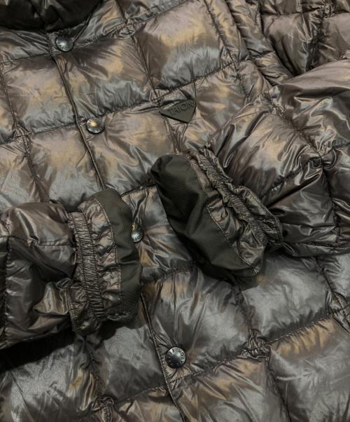 TAION EXTRA（タイオン エクストラ）TAION EXTRA (タイオン エクストラ) ナイロンスタンドカラーデタッチャブルインナーダウンジャケット グレー サイズ:Lの古着・服飾アイテム