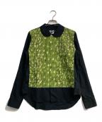 BLACK COMME des GARCONSブラックコムデギャルソン）の古着「切替シャツ」｜ブラック