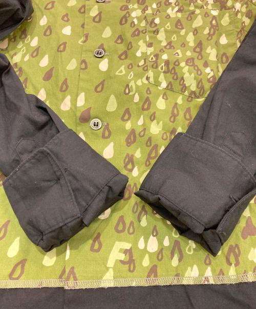 BLACK COMME des GARCONS（ブラックコムデギャルソン）BLACK COMME des GARCONS (ブラック コムデギャルソン) 切替シャツ ブラック サイズ:XSの古着・服飾アイテム