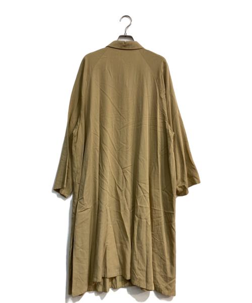 mizuiro-ind（ミズイロインド）mizuiro-ind (ミズイロインド) シャツワンピース ベージュ サイズ:Freeの古着・服飾アイテム