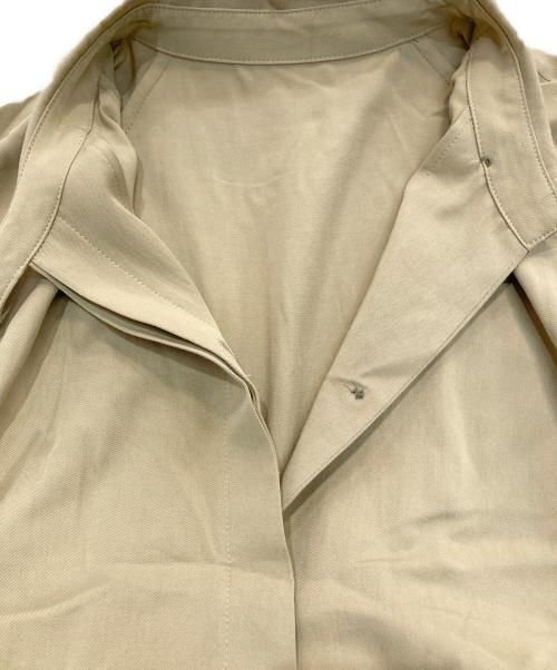 mizuiro-ind（ミズイロインド）mizuiro-ind (ミズイロインド) シャツワンピース ベージュ サイズ:Freeの古着・服飾アイテム
