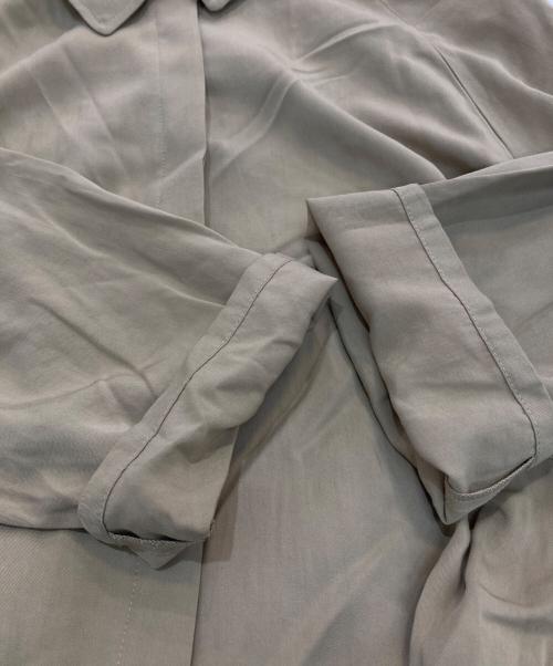 mizuiro-ind（ミズイロインド）mizuiro-ind (ミズイロインド) シャツワンピース ベージュ サイズ:Freeの古着・服飾アイテム