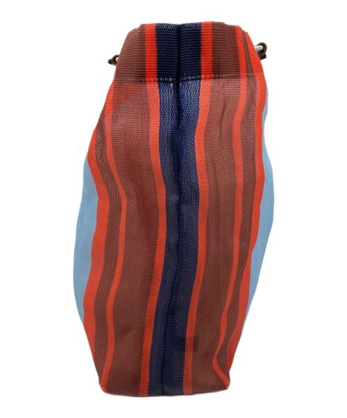 MARNI（マルニ）MARNI (マルニ) フラワーカフェ トートバッグ ブルー×レッドの古着・服飾アイテム