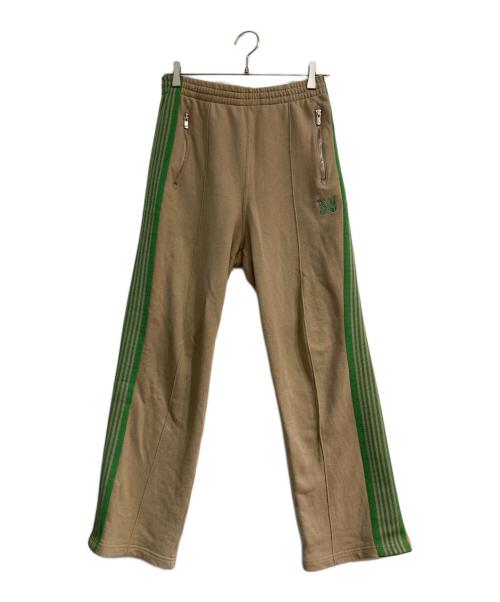 Needles（ニードルズ）Needles (ニードルズ) TRACK PANT COTTON JERSEY　NUBIAN別注　OT1588 ベージュ×グリーン サイズ:XSの古着・服飾アイテム