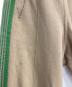 中古・古着 Needles (ニードルズ) TRACK PANT COTTON JERSEY　NUBIAN別注　OT1588 ベージュ×グリーン サイズ:XS：8000円