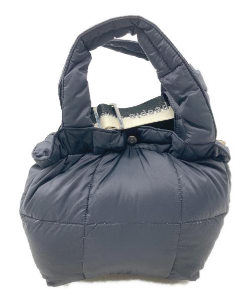 beautiful people（ビューティフルピープル）beautiful people (ビューティフルピープル) TAION (タイオン) パデッドミニトートショルダーバッグ ブラックの古着・服飾アイテム