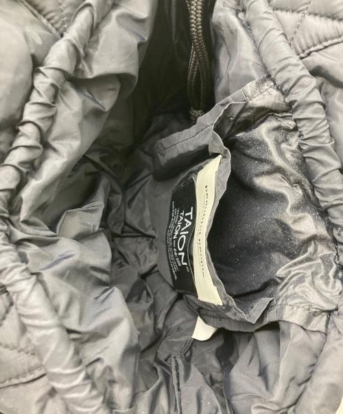 beautiful people（ビューティフルピープル）beautiful people (ビューティフルピープル) TAION (タイオン) パデッドミニトートショルダーバッグ ブラックの古着・服飾アイテム