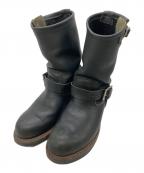 RED WINGレッドウィング）の古着「11インチエンジニアブーツ　11inch Engineer　 11年製　9085」｜ブラック
