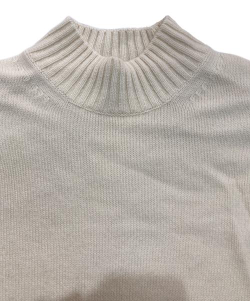 J.PRESS（ジェイプレス）J.PRESS (ジェイプレス) CASHBIT NEO ハイネックニット アイボリー サイズ:Mの古着・服飾アイテム