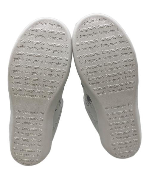 Sangacio（サンガッチョ）SANGACIO (サンガッチョ) BRANDALISED (ブランダライズド) にゅ～ずスニーカー ホワイト サイズ:27.5cmの古着・服飾アイテム