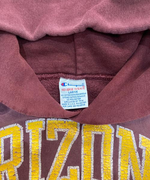 Champion REVERSE WEAVE（チャンピオン リバース ウィーブ）Champion REVERSE WEAVE (チャンピオン リバース ウィーブ) リバースウィーブパーカー ボルドー サイズ:Lの古着・服飾アイテム