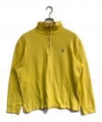 POLO RALPH LAURENポロ・ラルフローレン）の古着「ハーフジップスウェット」｜イエロー
