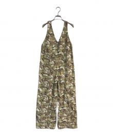 X-GIRL（エックスガール）の古着「CAMOUFLAGE JUMPSUIT　105223031006」｜グリーン