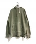 NIGEL CABOURNナイジェルケーボン）の古着「Embroidered Arrow Hoody　8043-21-20010」｜グリーン
