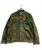 NIGEL CABOURNナイジェルケーボン）の古着「FRENCH WORK SHORT JK CAMO　エイジング 　8049-00-10001」｜グリーン