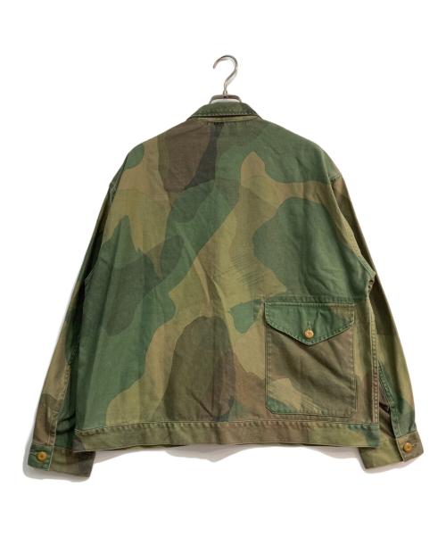 NIGEL CABOURN（ナイジェルケーボン）NIGEL CABOURN (ナイジェルケーボン) FRENCH WORK SHORT JK CAMO　エイジング 　8049-00-10001 グリーン サイズ:50の古着・服飾アイテム