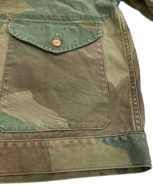 NIGEL CABOURN（ナイジェルケーボン）NIGEL CABOURN (ナイジェルケーボン) FRENCH WORK SHORT JK CAMO　エイジング 　8049-00-10001 グリーン サイズ:50の古着・服飾アイテム