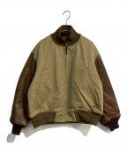 NIGEL CABOURNナイジェルケーボン）の古着「1940s TANKERS JACKET COTTON TWILL 8049-00-30003」｜ベージュ×ブラウン