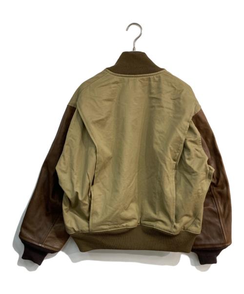 NIGEL CABOURN（ナイジェルケーボン）NIGEL CABOURN (ナイジェルケーボン) 1940s TANKERS JACKET COTTON TWILL 8049-00-30003 ベージュ×ブラウン サイズ:50の古着・服飾アイテム