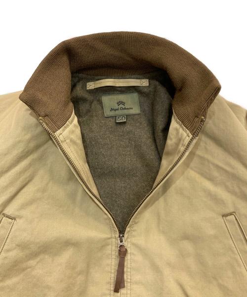 NIGEL CABOURN（ナイジェルケーボン）NIGEL CABOURN (ナイジェルケーボン) 1940s TANKERS JACKET COTTON TWILL 8049-00-30003 ベージュ×ブラウン サイズ:50の古着・服飾アイテム