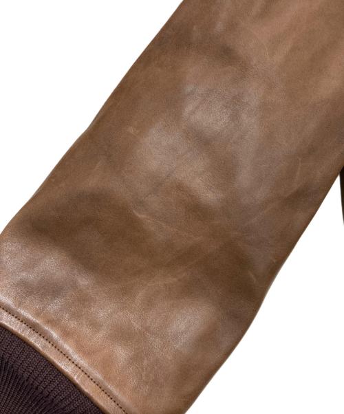 NIGEL CABOURN（ナイジェルケーボン）NIGEL CABOURN (ナイジェルケーボン) 1940s TANKERS JACKET COTTON TWILL 8049-00-30003 ベージュ×ブラウン サイズ:50の古着・服飾アイテム