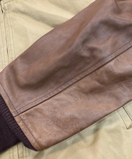 NIGEL CABOURN（ナイジェルケーボン）NIGEL CABOURN (ナイジェルケーボン) 1940s TANKERS JACKET COTTON TWILL 8049-00-30003 ベージュ×ブラウン サイズ:50の古着・服飾アイテム