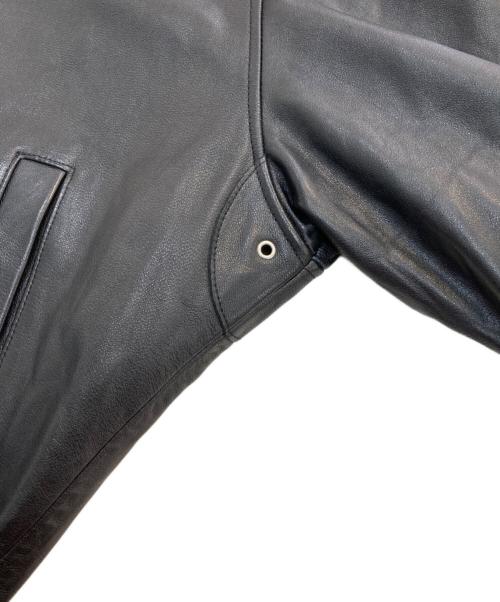UNIVERSAL PRODUCTS.（ユニバーサルプロダクツ）UNIVERSAL PRODUCTS. (ユニバーサルプロダクツ) GOATLEATHER DRIZZLER JACKET　241-60401 ブラック サイズ:2の古着・服飾アイテム